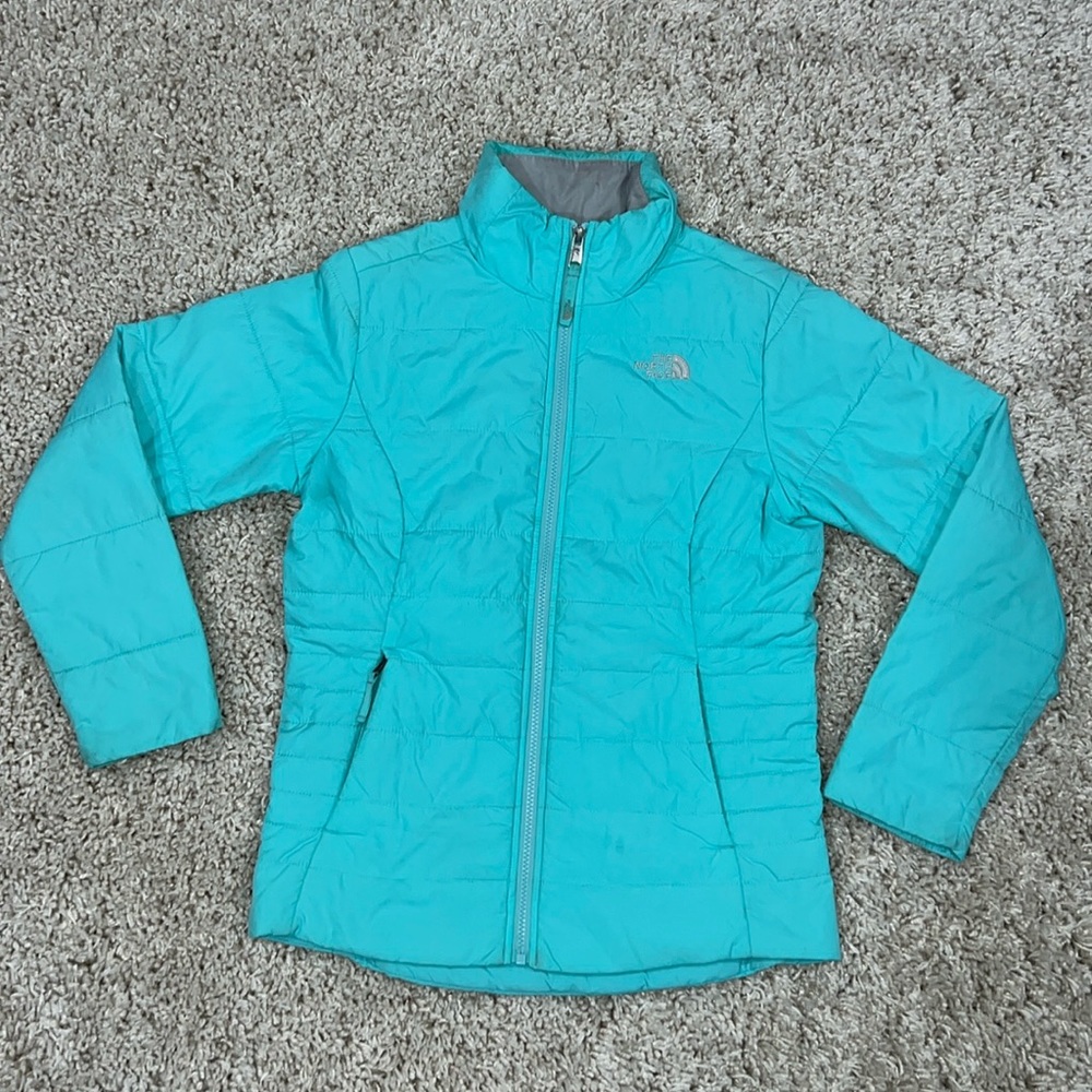 The North Face Girls Lightweight Puffer Jacket (Size L 14/16)